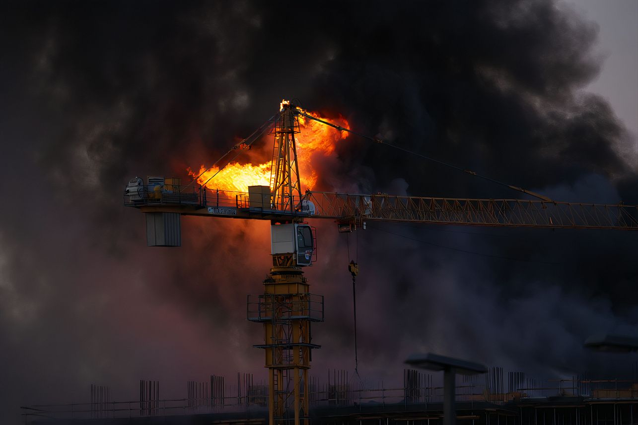 Страшный пожар на стройке в Москве: причины, как спастись в такой ситуации